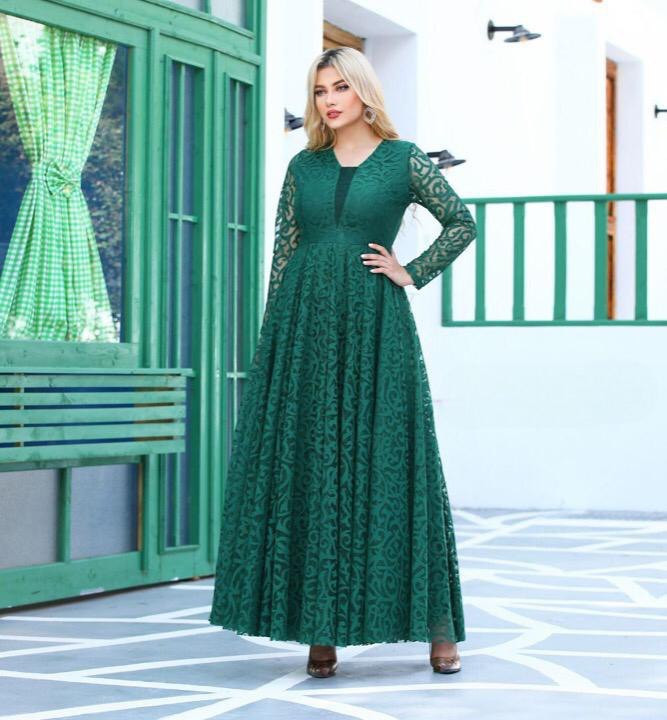 لباس مجلسی و شب ماکسی مدل دلینا