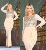 لباس مجلسی و شب ماکسی مدل راشین