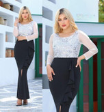 لباس مجلسی و شب ماکسی مدل راشین