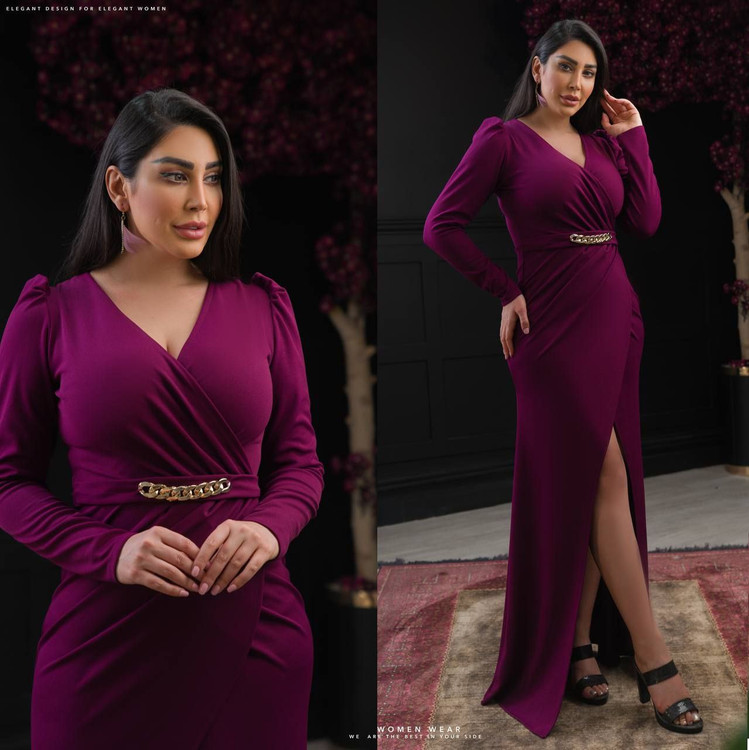 لباس مجلسی و شب ماکسی مدل گلبوم