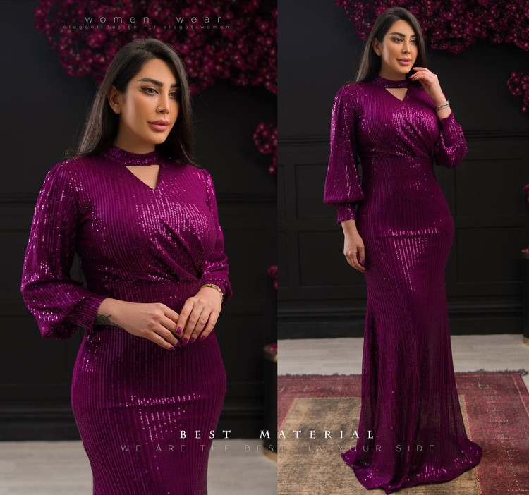 لباس مجلسی و شب ماکسی مدل لیندا