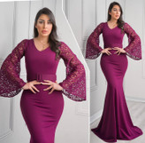 لباس مجلسی و شب ماکسی مدل ساینا