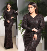 لباس مجلسی و شب ماکسی مدل مهشاد