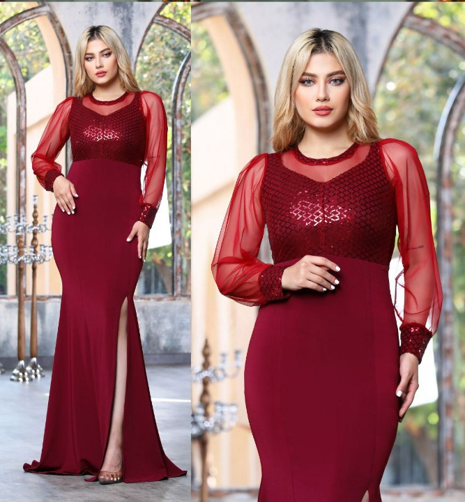 لباس مجلسی و شب ماکسی مدل ژاکلین