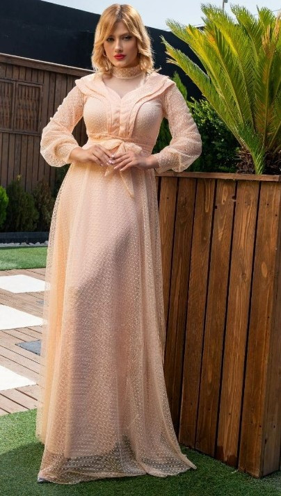 لباس مجلسی و شب ماکسی مدل بنیتا