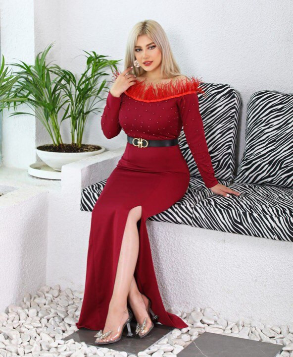 لباس مجلسی و شب ماکسی مدل پریا