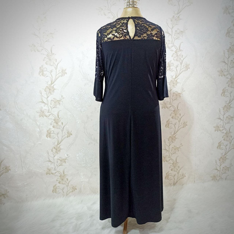 لباس مجلسی و ماکسی شب سایز بزرگ مدل 11408