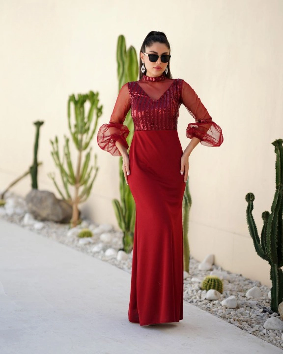 لباس مجلسی و شب ماکسی مدل دانیا