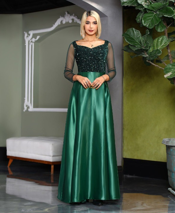 لباس مجلسی و شب ماکسی مدل آریانا