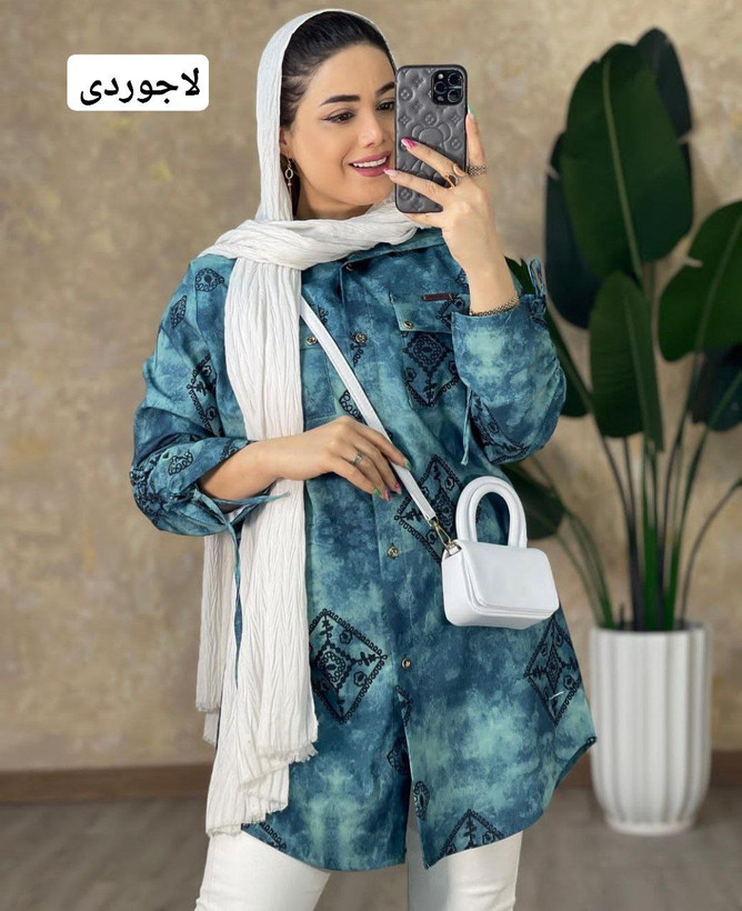 شومیز مانتو زنانه مدل 53007