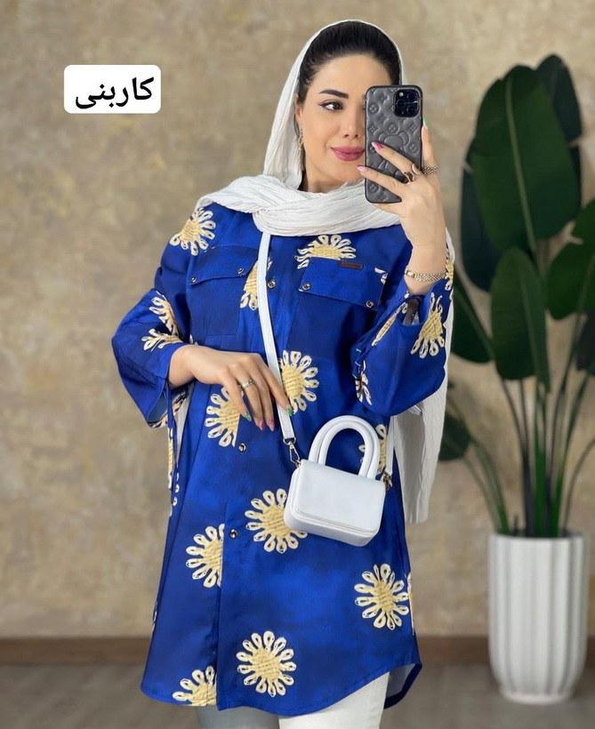 شومیز مانتو زنانه مدل 53007