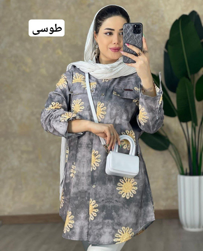 شومیز مانتو زنانه مدل 53007
