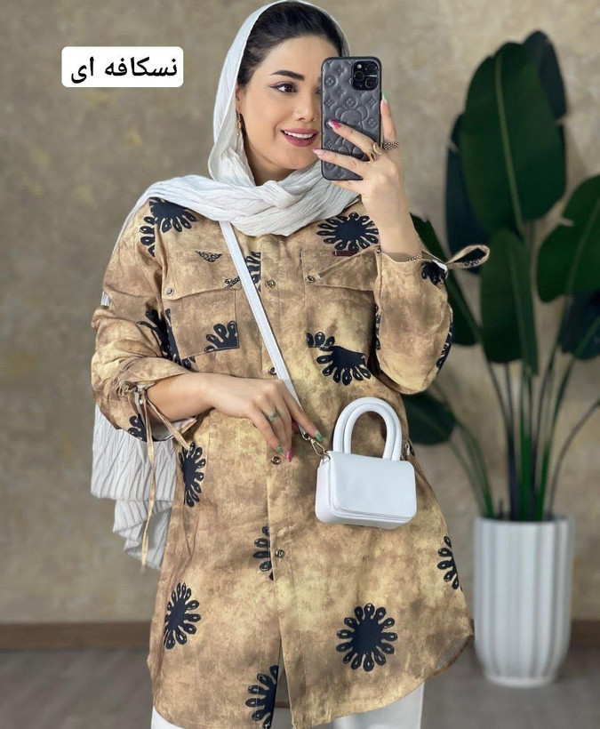 شومیز مانتو زنانه مدل 53007