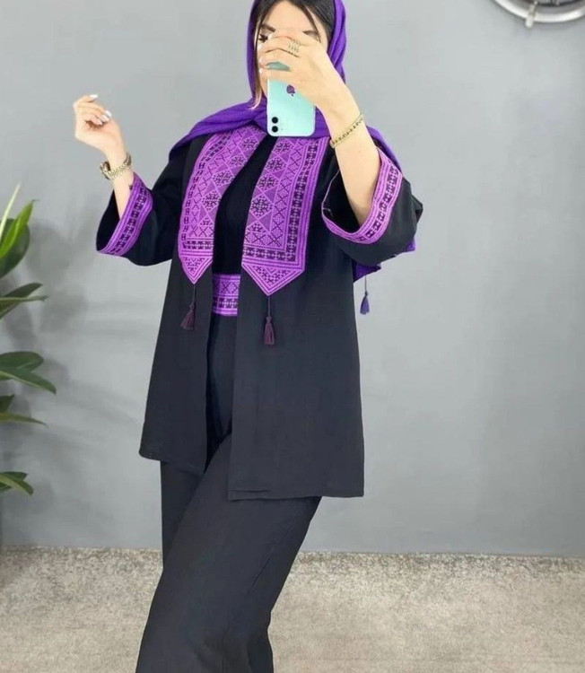 مانتو و شلوار زنانه طرح سنتی مدل رها