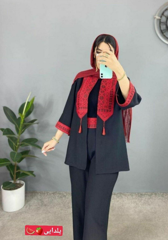 مانتو و شلوار زنانه طرح سنتی مدل رها