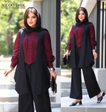 3تیکه بلوز شلوار رویه زنانه مدل عصرا