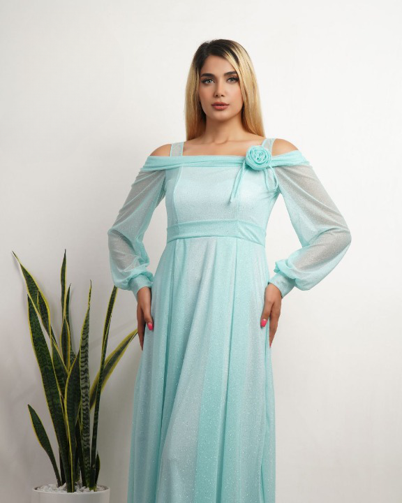 لباس مجلسی و شب ماکسی مدل نورا