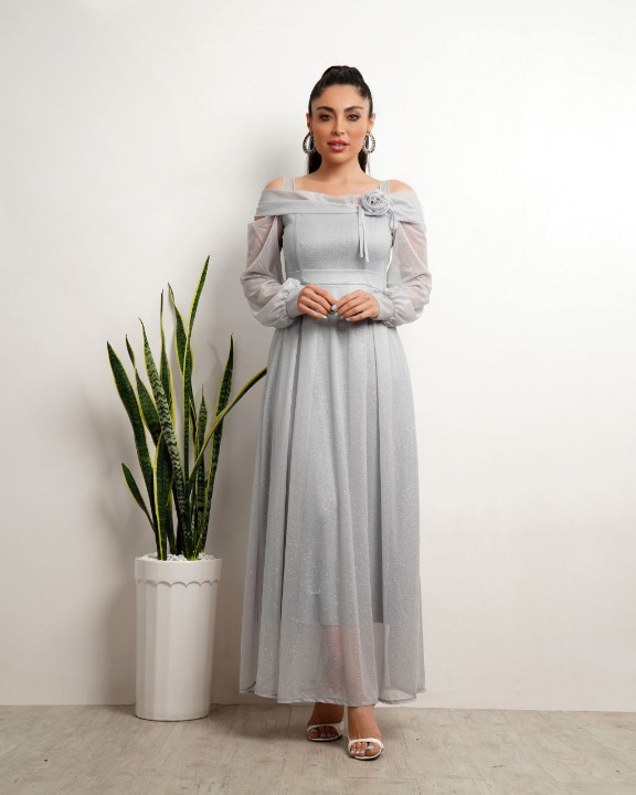 لباس مجلسی و شب ماکسی مدل نورا