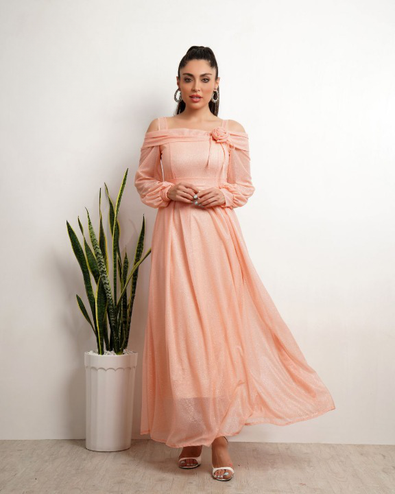 لباس مجلسی و شب ماکسی مدل نورا