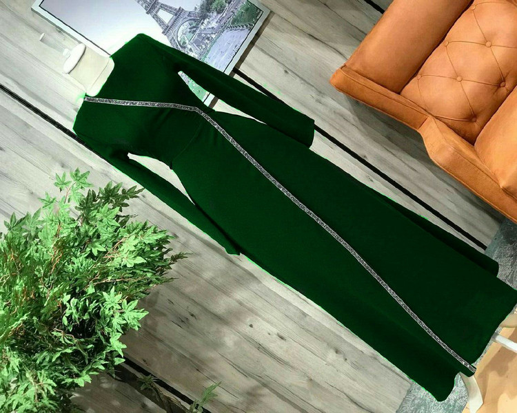 ماکسی بلند و ساده و مانتویی زنانه مدل هانا