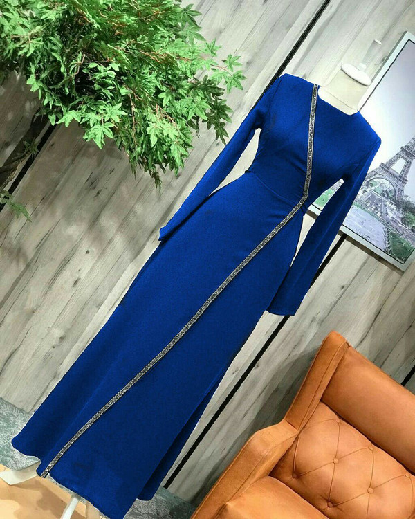 ماکسی بلند و ساده و مانتویی زنانه مدل هانا