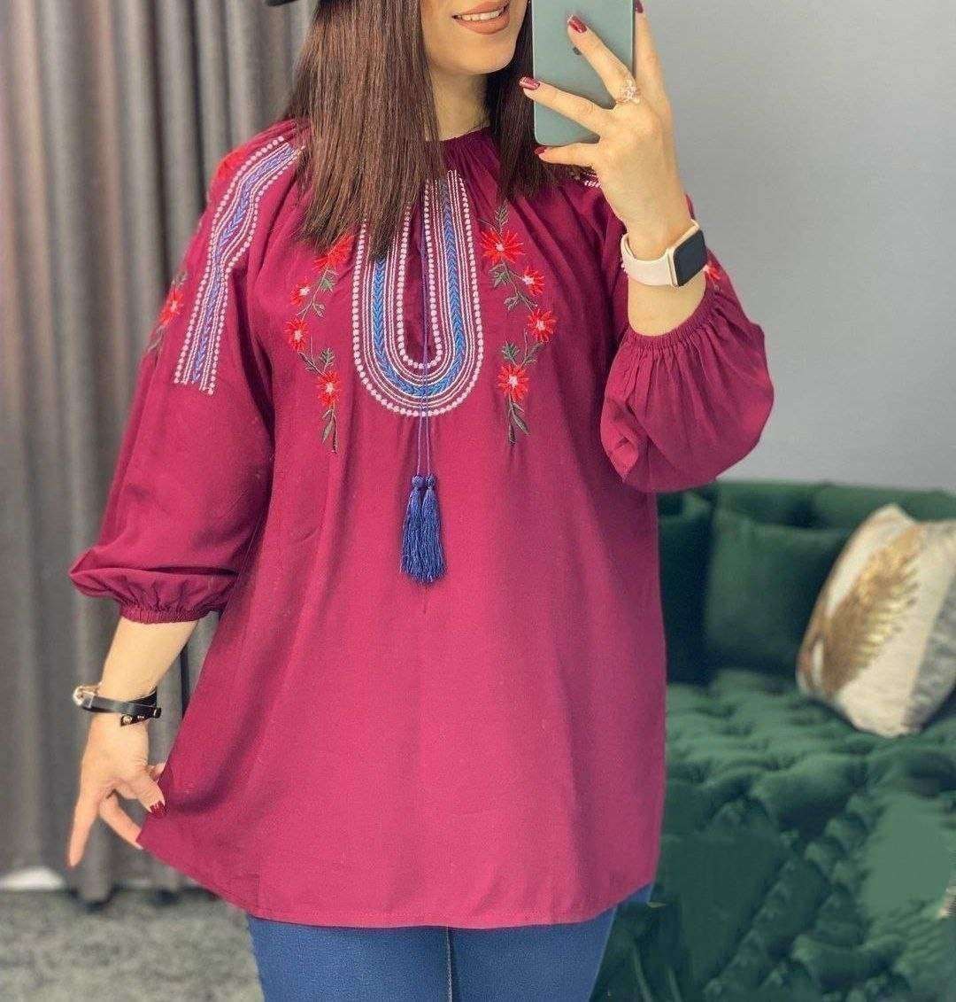 شومیز مجلسی و اسپرت زنانه مدل گلدوزی 47