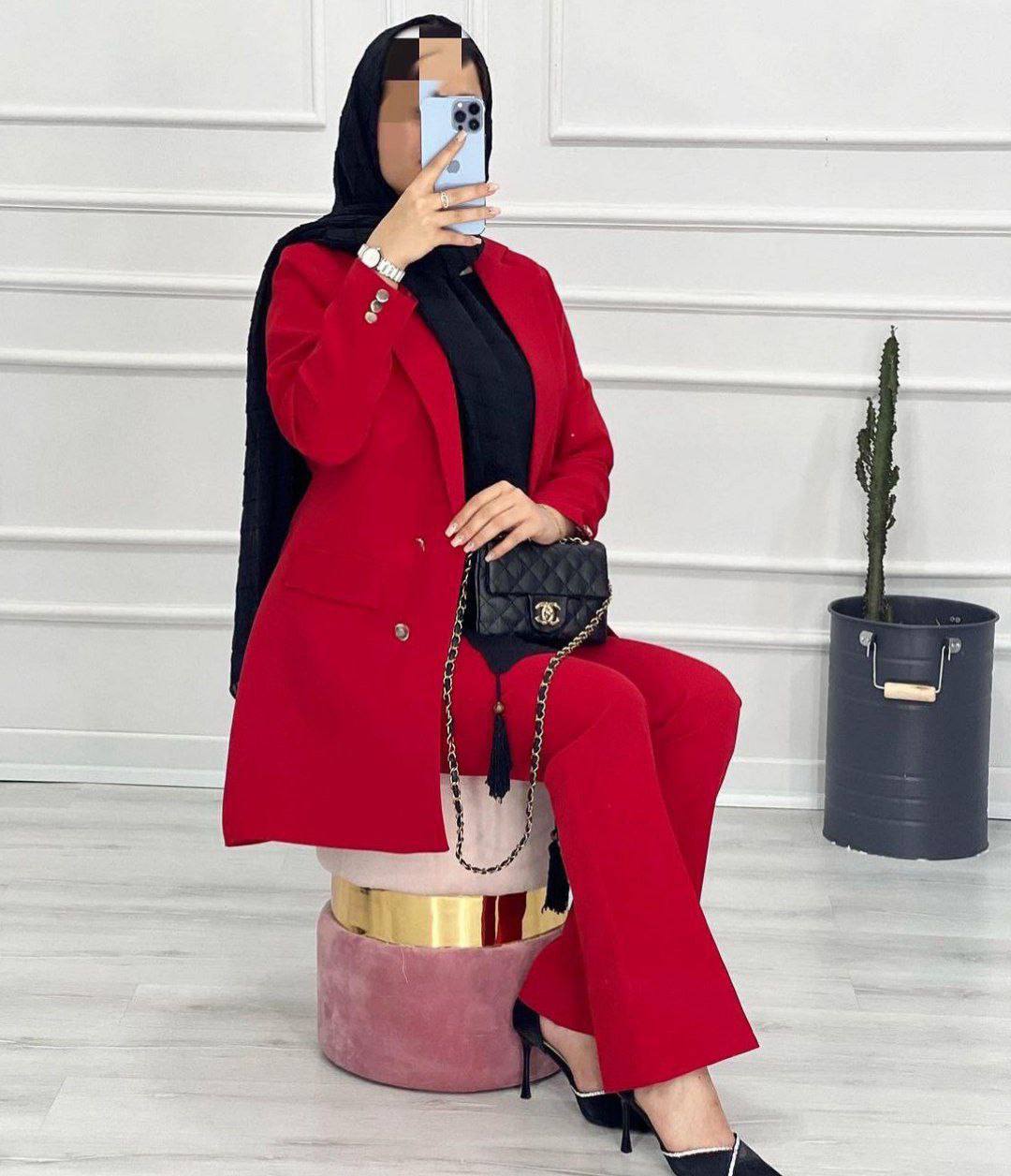 کت و شلوار مجلسی و اسپرت زنانه مدل ثمین