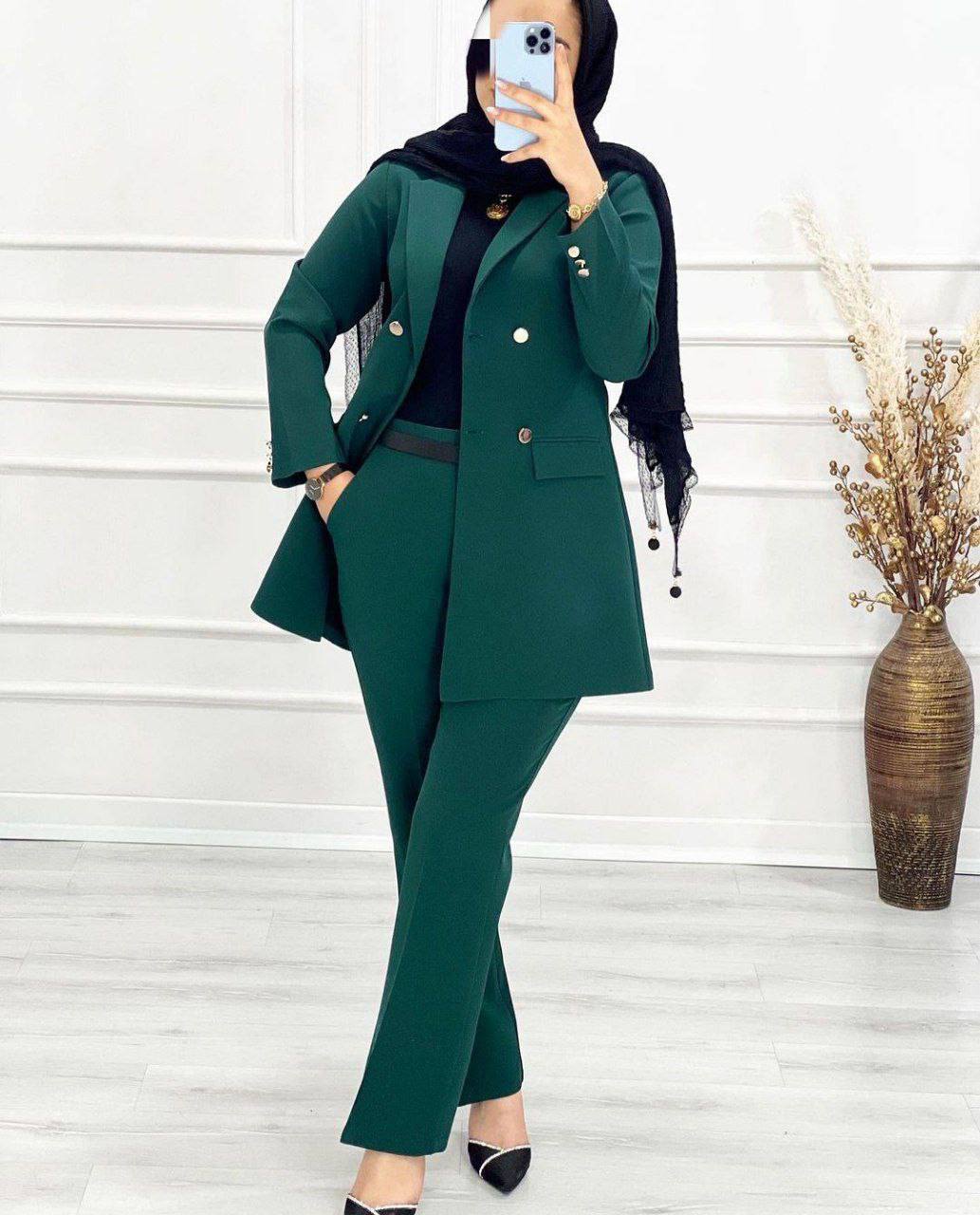 کت و شلوار مجلسی و اسپرت زنانه مدل ثمین