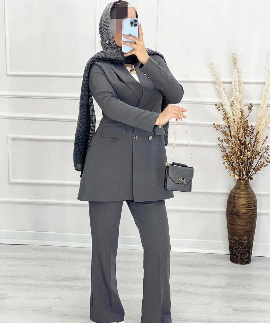 کت و شلوار مجلسی و اسپرت زنانه مدل ثمین