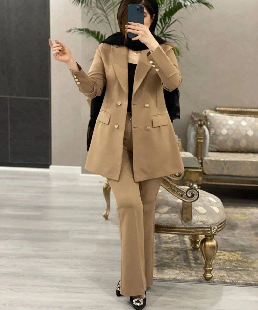 کت و شلوار مجلسی و اسپرت زنانه مدل ثمین