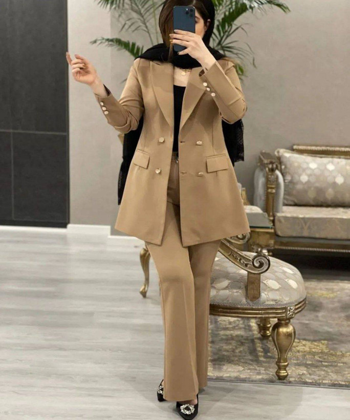 کت و شلوار مجلسی و اسپرت زنانه مدل ثمین