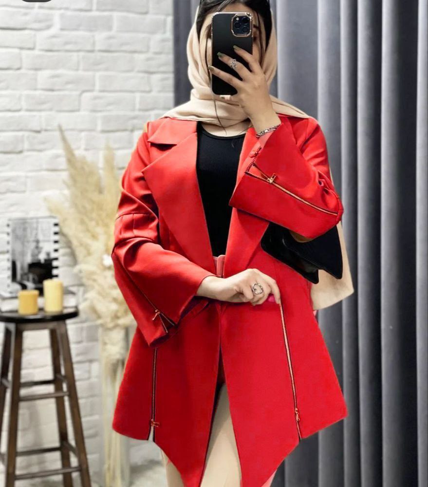 مانتو مجلسی زنانه مدل کتی زیپدار