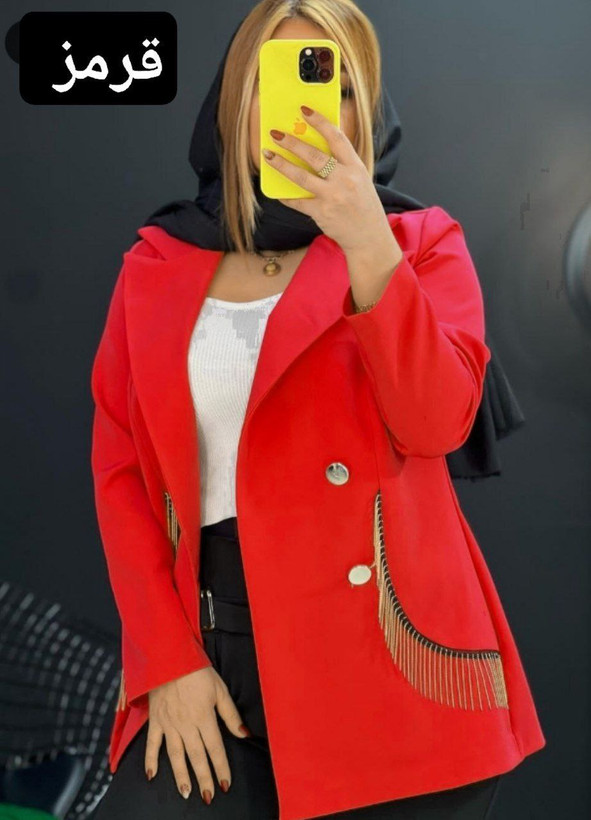 کت مزونی مجلسی زنانه مدل زنجیری