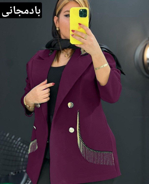 کت مزونی مجلسی زنانه مدل زنجیری