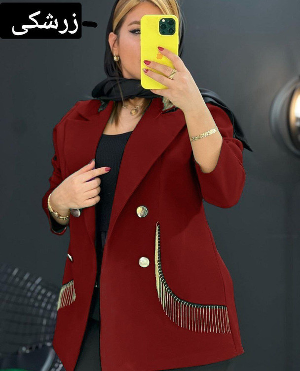 کت مزونی مجلسی زنانه مدل زنجیری