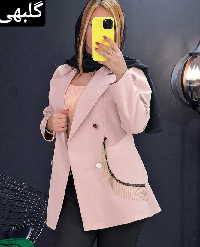 کت مزونی مجلسی زنانه مدل زنجیری