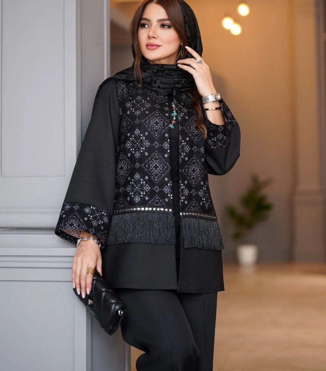 مانتو مجلسی زنانه مدل آمیتیس