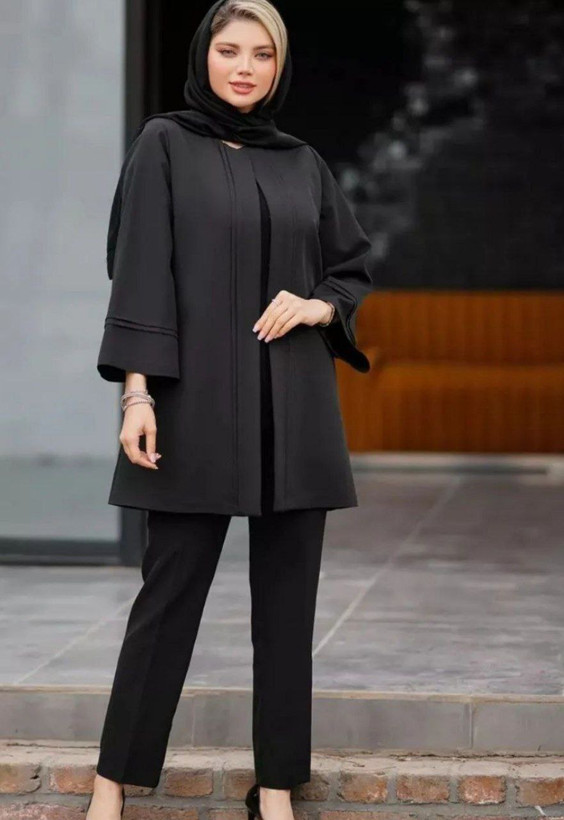 مانتو مجلسی زنانه مدل ماهور