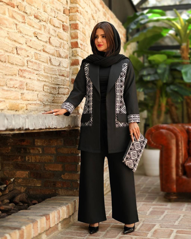ست سه تیکه مجلسی زنانه مدل آوان