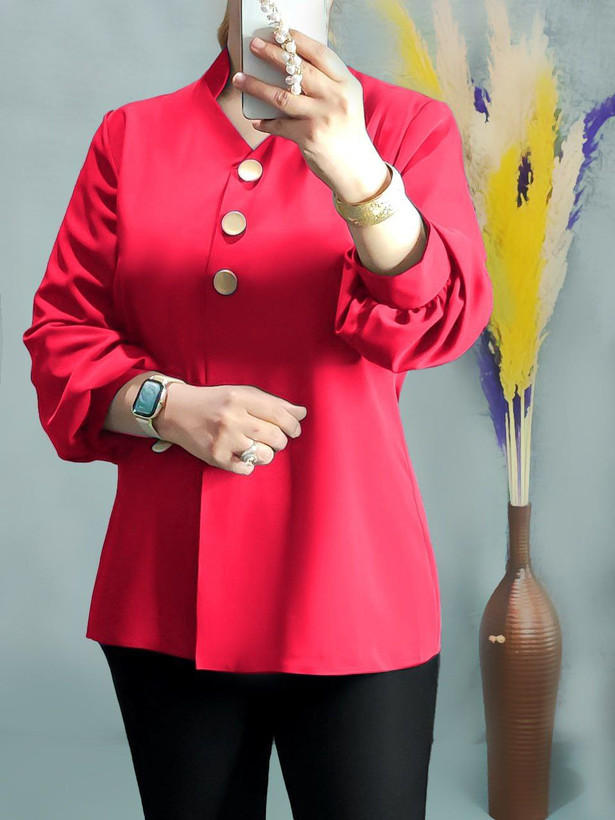 شومیز مجلسی زنانه مدل سه دکمه