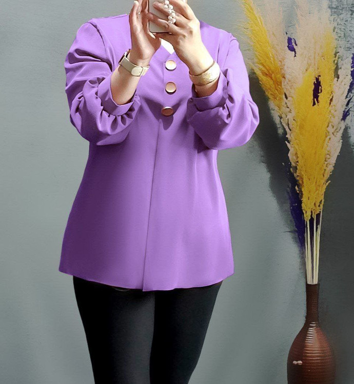 شومیز مجلسی زنانه مدل سه دکمه