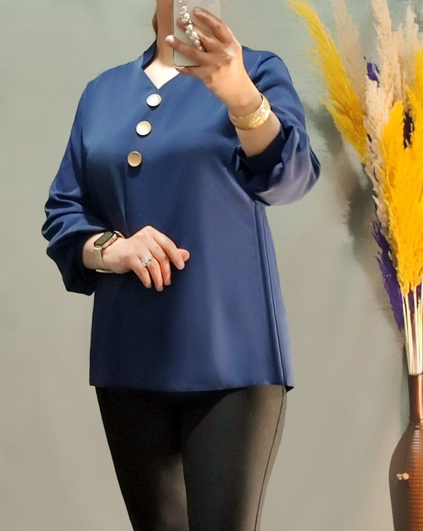 شومیز مجلسی زنانه مدل سه دکمه