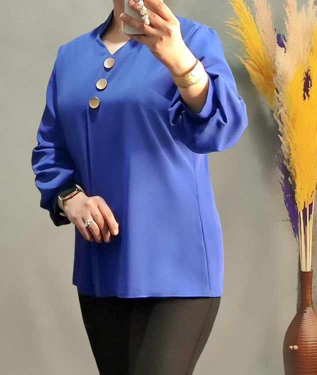 شومیز مجلسی زنانه مدل سه دکمه