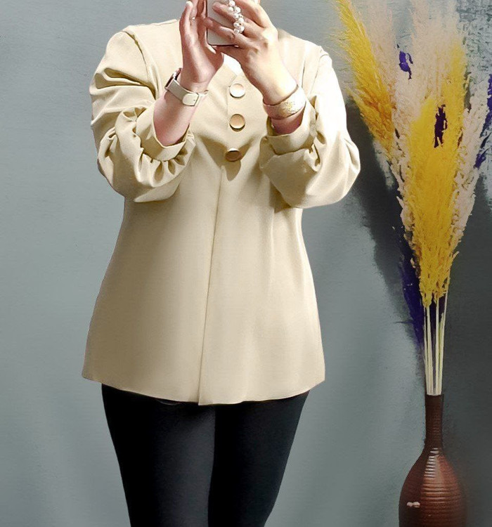 شومیز مجلسی زنانه مدل سه دکمه