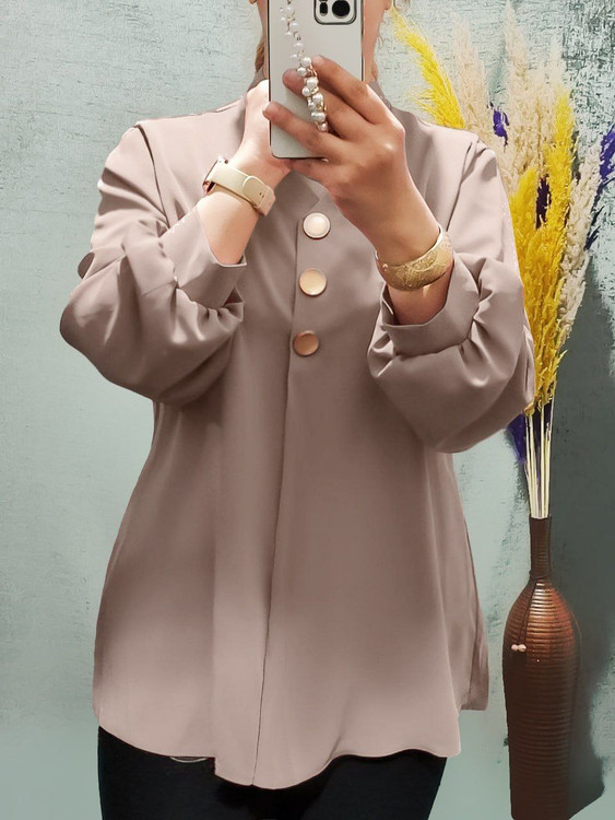 شومیز مجلسی زنانه مدل سه دکمه