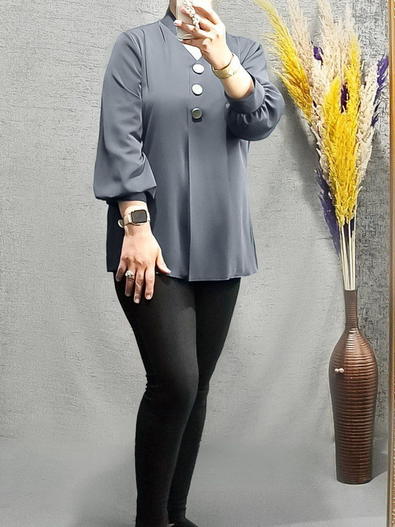 شومیز مجلسی زنانه مدل سه دکمه