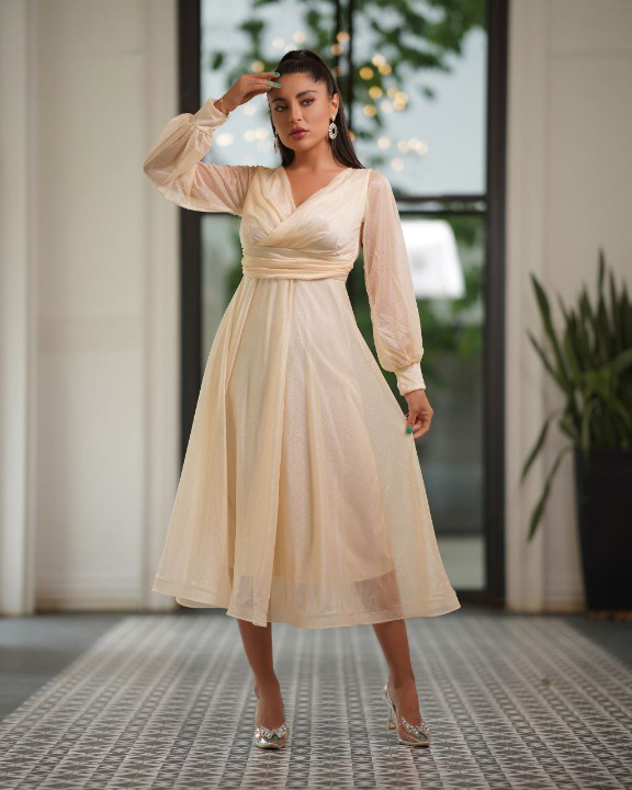 لباس مجلسی و شب ماکسی مدل ساره