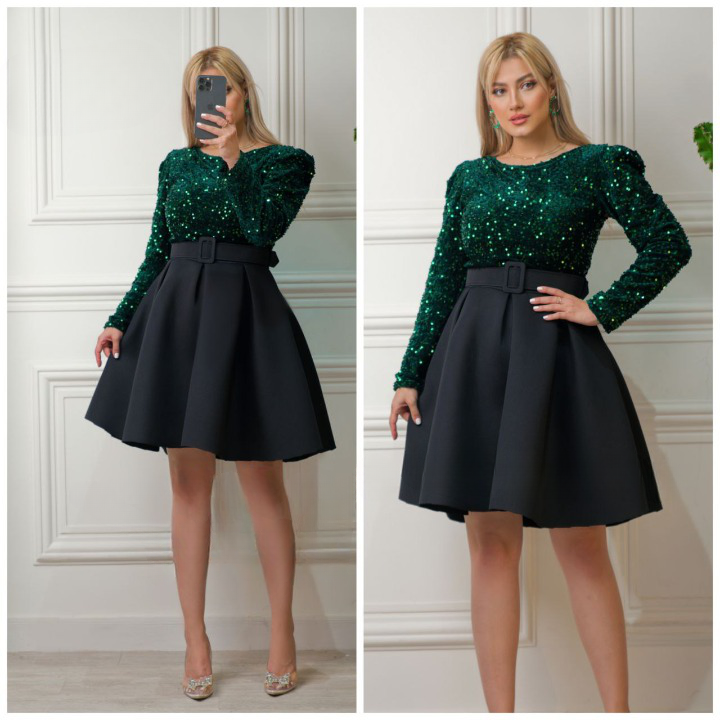 بلوز دامن زنانه مدل ریحانه