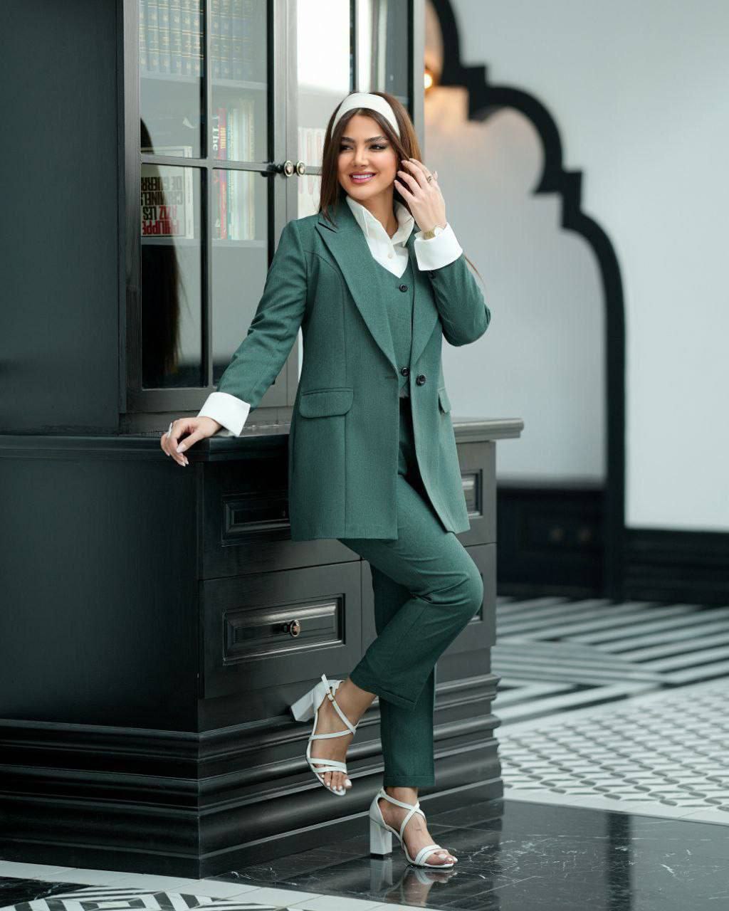 کت و شلوار و جلیقه اسپرت  زنانه مدل هدیه 2