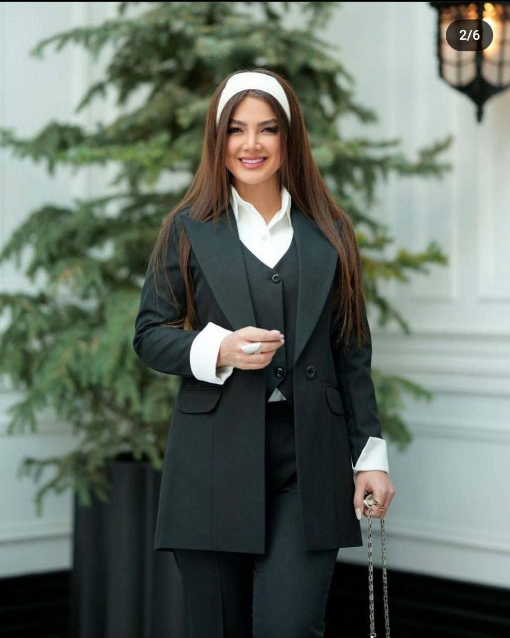 کت و شلوار و جلیقه اسپرت  زنانه مدل هدیه 2